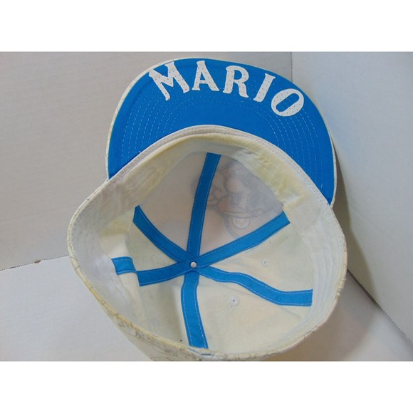 Super Mario Bros Fitted S/M Small Medium Baseball Hat Cap Brand New Flat Bill - Picture 6 of 11